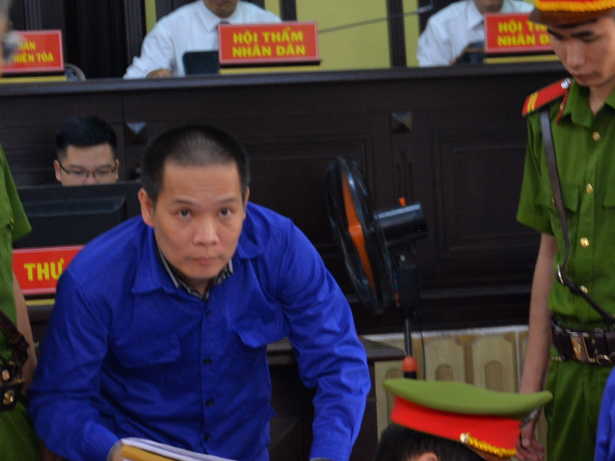 Bị cáo Phan Tiến Diện tại tòa.