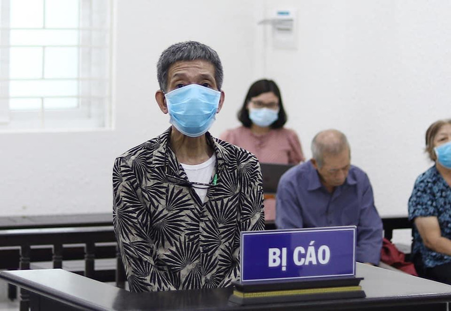 Bị cáo Phạm Anh Dũng tại tòa.