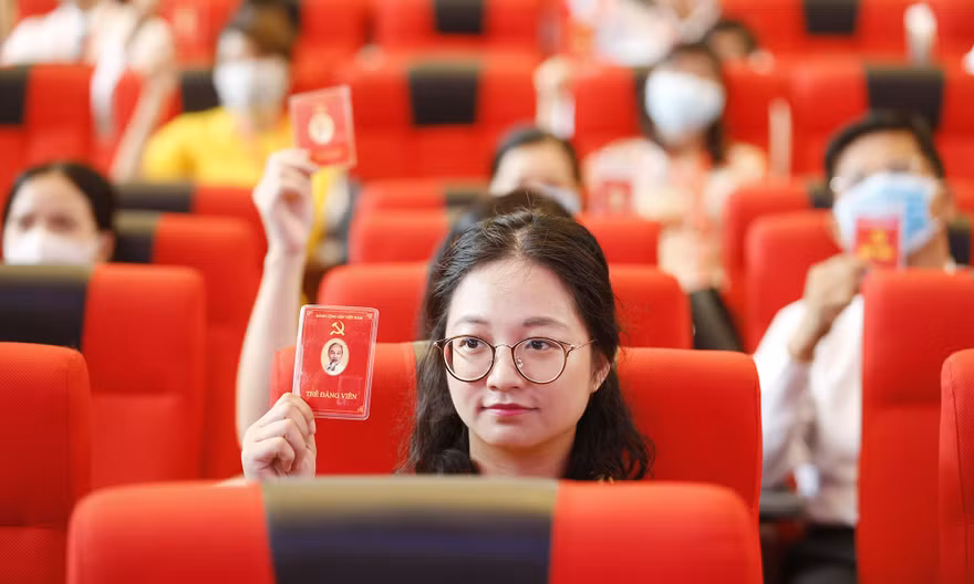 Hoàng Kiều Nga là đại biểu Đại hội Đảng bộ T.Ư Đoàn lần thứ XXIII. Ảnh: Như Ý