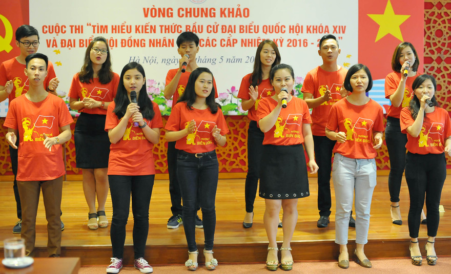 12 thí sinh tranh tài tìm hiểu bầu cử Quốc hội và HĐND