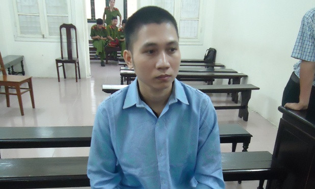 Bị cáo tại phiên toà.