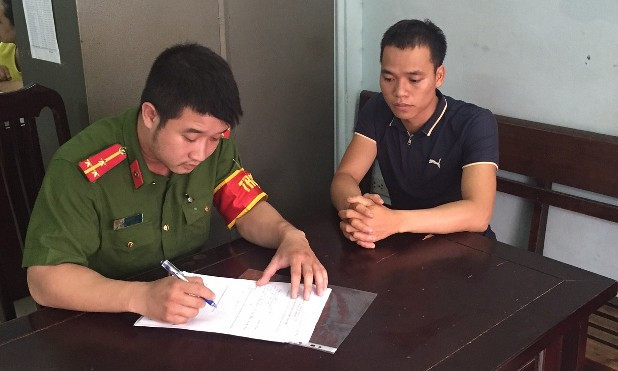 Nguyễn Văn Cường tại CA phường Quang Trung.