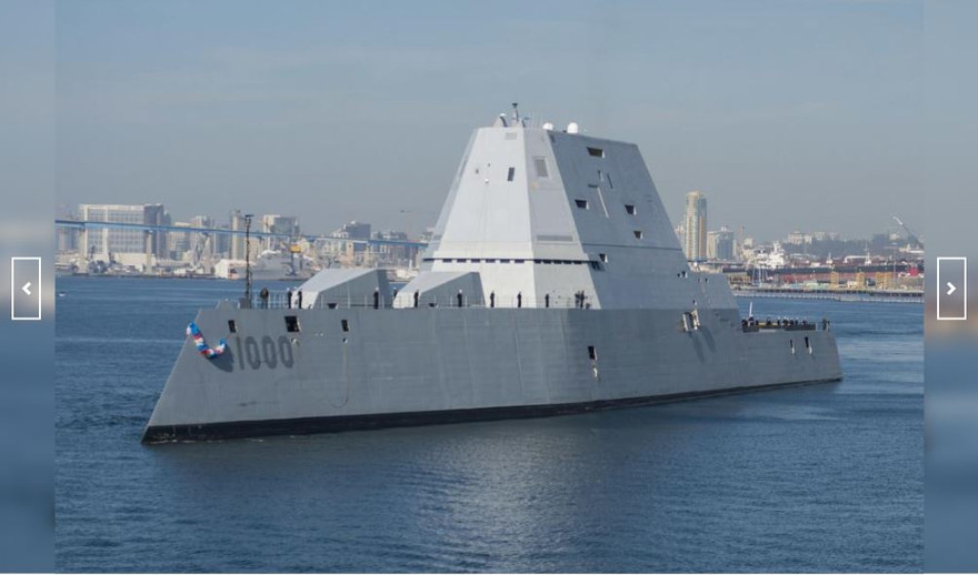 Tàu khu trục tàng hình Mỹ: siêu đắt, siêu vô dụng?
