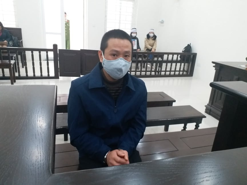 Bị cáo Lò Văn Cung tại tòa.