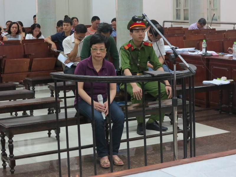 Bị cáo Châu Thị Thu Nga.