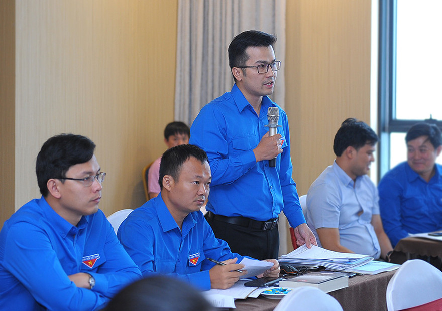 PGS.TS Trần Xuân Bách phát biểu đề xuất taị Hội nghị. Ảnh: Xuân Tùng