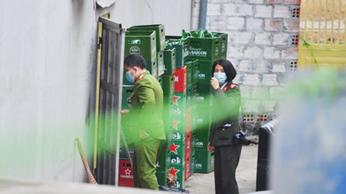 Một phần quán karaoke nơi xảy ra vụ án.