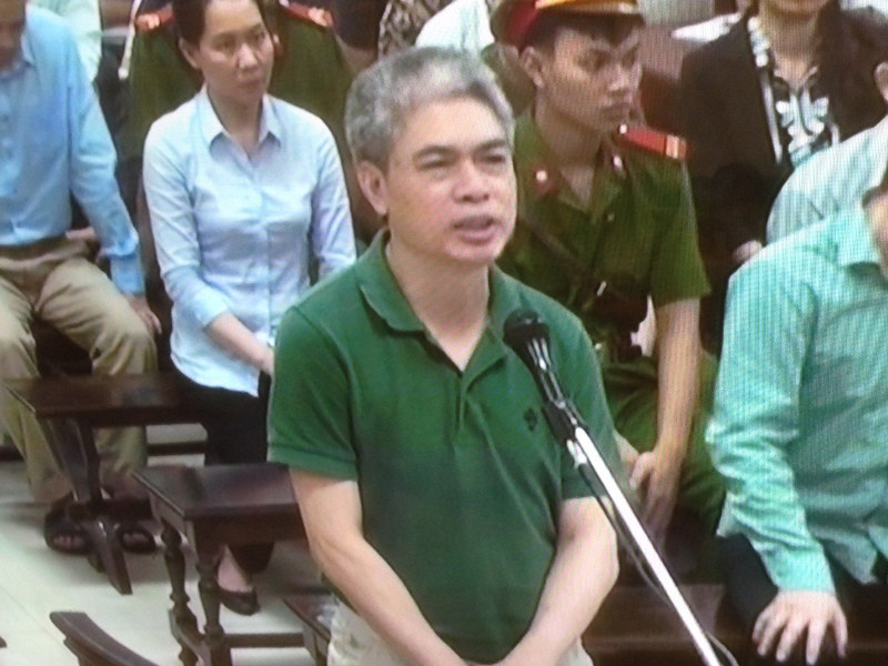 Bị cáo Nguyễn Xuân Sơn.