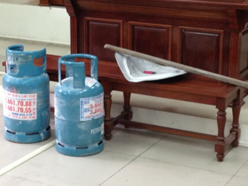 Tang vật trong vụ án.