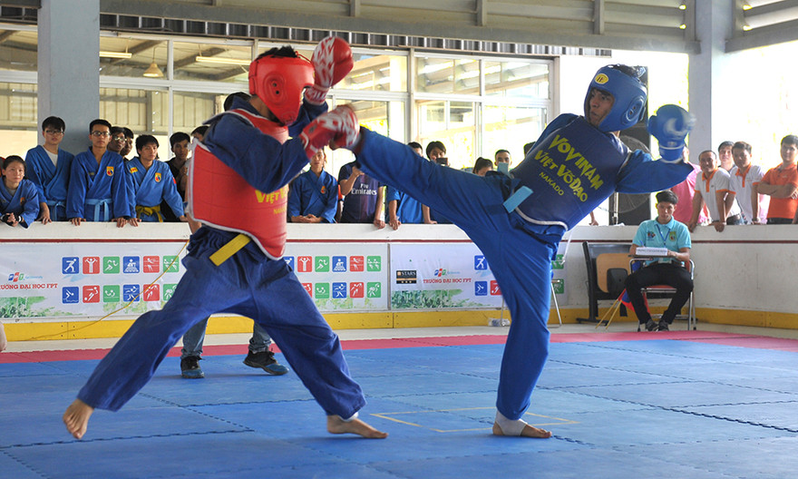 Sinh viên miền Bắc tranh tài quyền cước Vovinam 2017