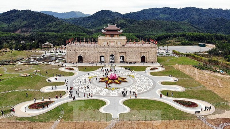 Khu du lịch Tây Yên Tử. Ảnh Mạnh Thắng.