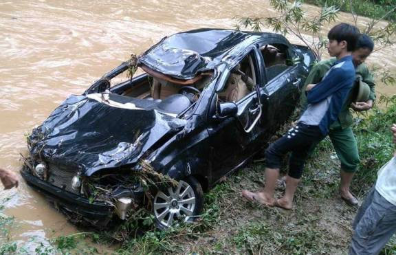 Hiện trường vụ việc. Ảnh OTF Lào Cai.