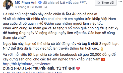 Lan truyền điều tử tế gây quỹ dựng sân chơi trẻ em nghèo