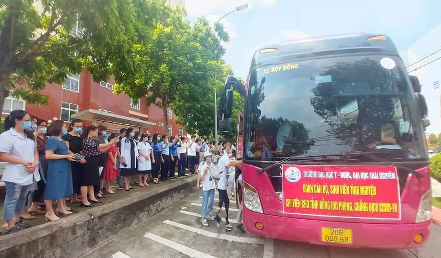 Đại học Y Dược Thái Nguyên tiếp tục chi viện chống dịch tại Đồng Nai 