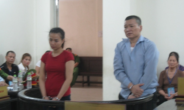 Các bị cáo tỏ ra ăn năn, hối lỗi tại phiên toà.