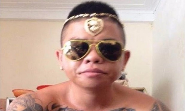 Dương Minh Tuyền trong một clip tự làm