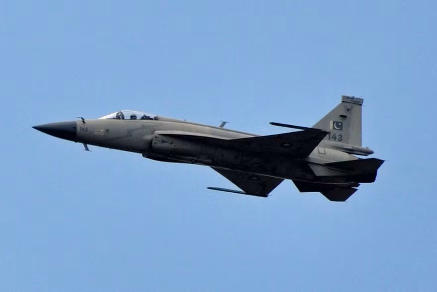 JF-17 do Trung Quốc sản xuất, hoạt động duy nhất trong không quân Pakistan.