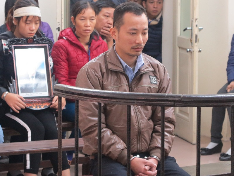 Anh Phạm Quốc Hưng tại tòa.