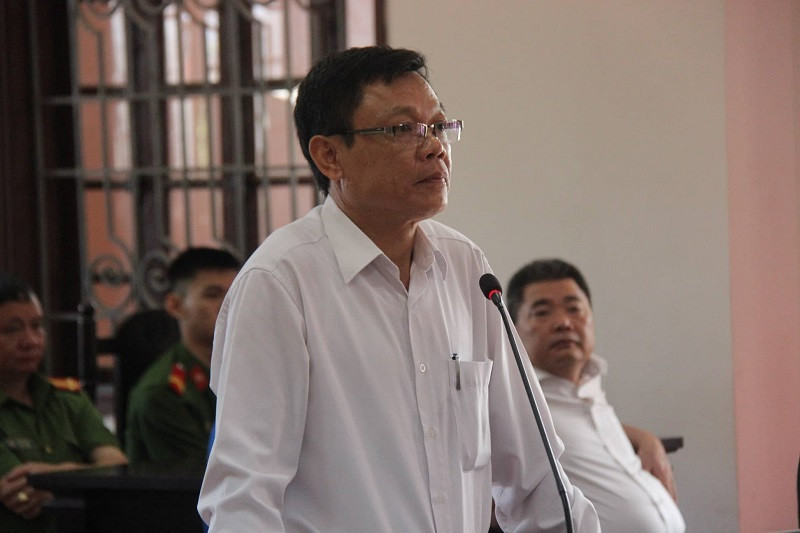 Bị cáo Vũ Văn Vinh tại tòa phúc thẩm ngày 31/10.