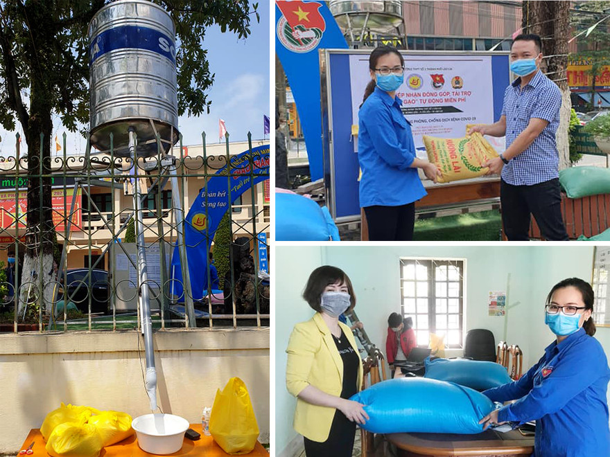 Cây “ATM” phát gạo miễn phí ở Lào Cai