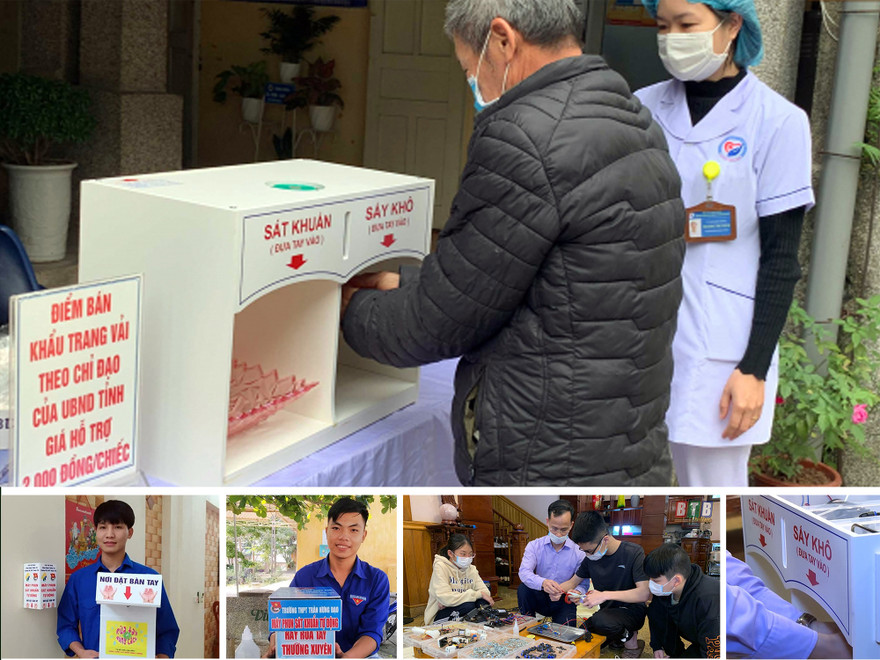 Giới trẻ công nghệ hóa sát khuẩn ngừa lây nhiễm chéo trong đại dịch