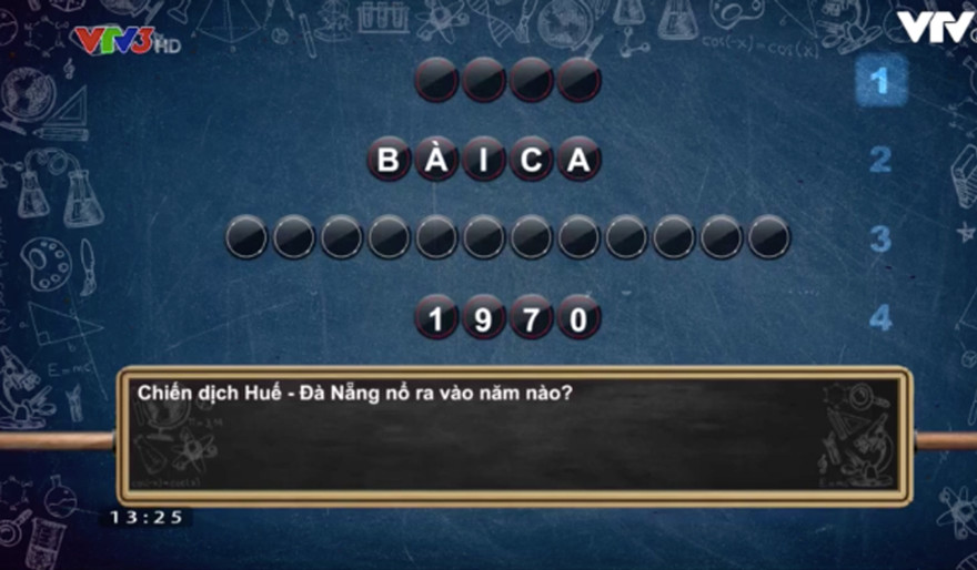 Câu hỏi về chiến dịch Huế - Đà Nẵng khiến 3/4 thí sinh Olympia 'trắng tay'