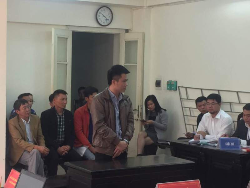 Phiên tòa xét xử Hồ Văn Tú.