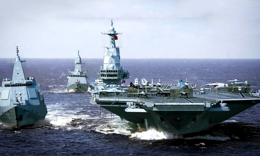 Một mô tả về tàu Type 002 do giới yêu thích quân sự Trung Quốc tung lên mạng