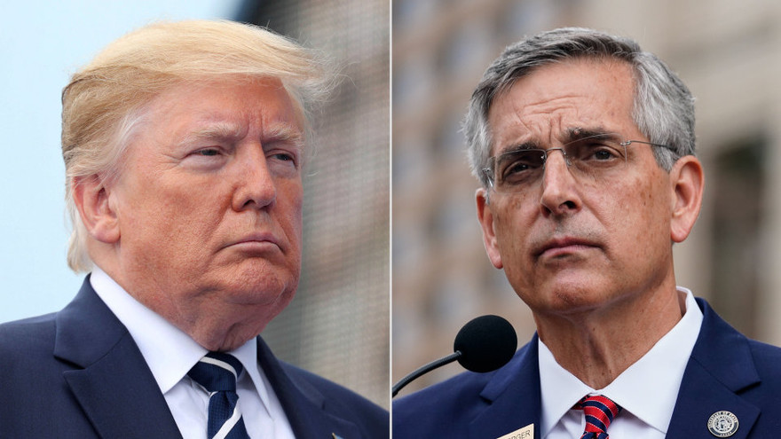 Ông Trump và ông Raffensperger