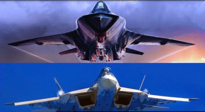 MiG-41 (trên) và Su-57