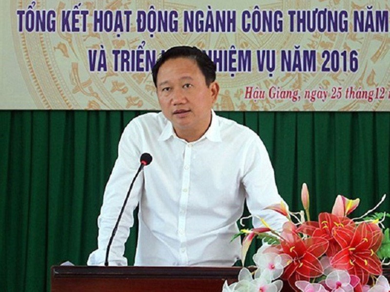 Bị can Trịnh Xuân Thanh.