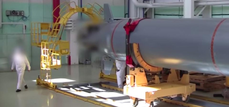 Hình ảnh được cho là tàu Poseidon của Nga