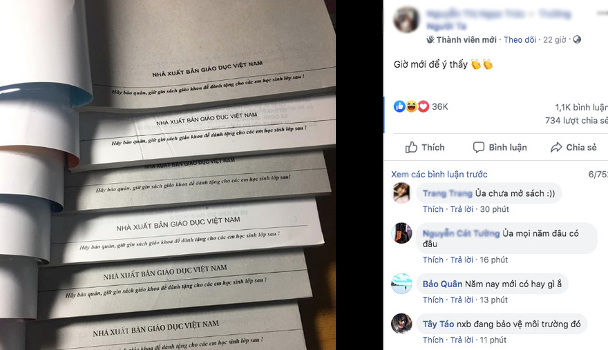 Xôn xao 18 chữ lạ in trên sách giáo khoa