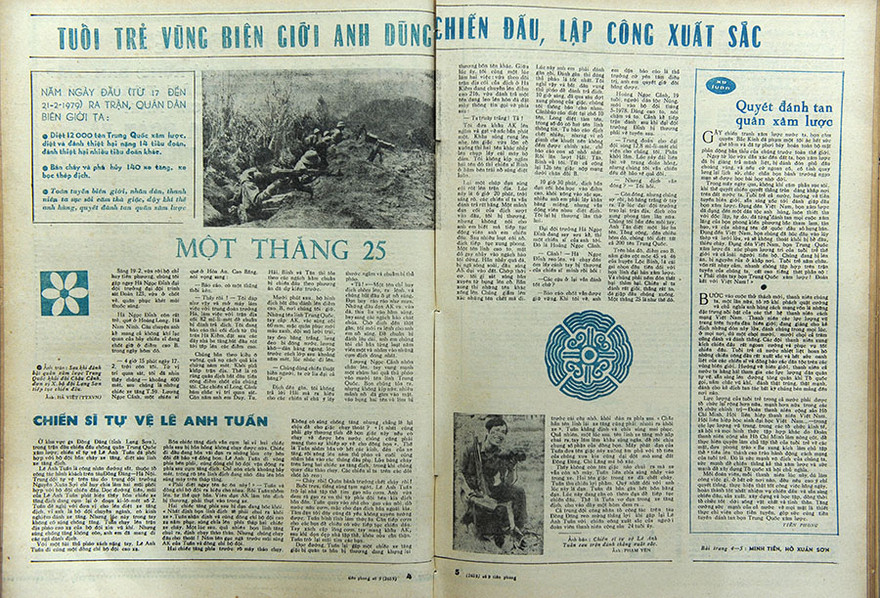 Những trang báo Tiền Phong sục sôi khí thế bảo vệ biên giới 1979