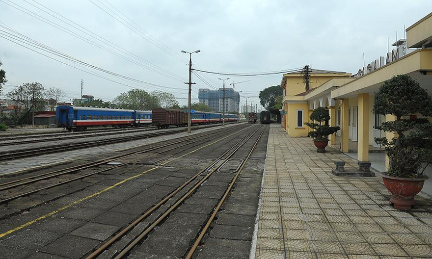 Cận cảnh điểm đầu tuyến đường sắt khổ tiêu chuẩn kết nối tàu quốc tế