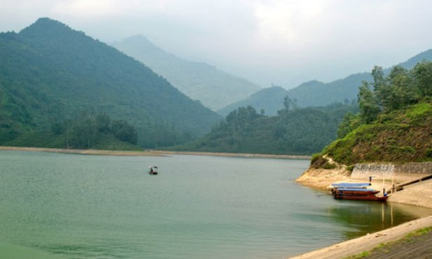 Hồ Gò Miếu, nơi xảy ra sự việc. Ảnh BTN