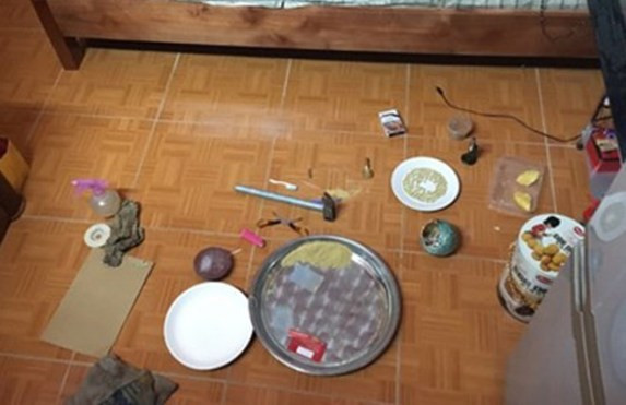 Dụng cụ chế ma túy của Hà Thúy Hằng. Ảnh ĐT