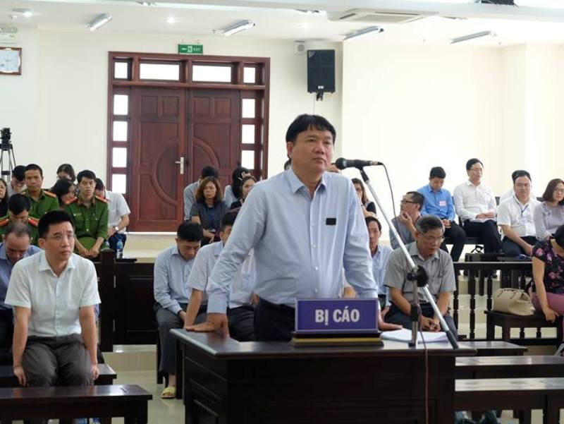 Bị cáo Đinh La Thăng.