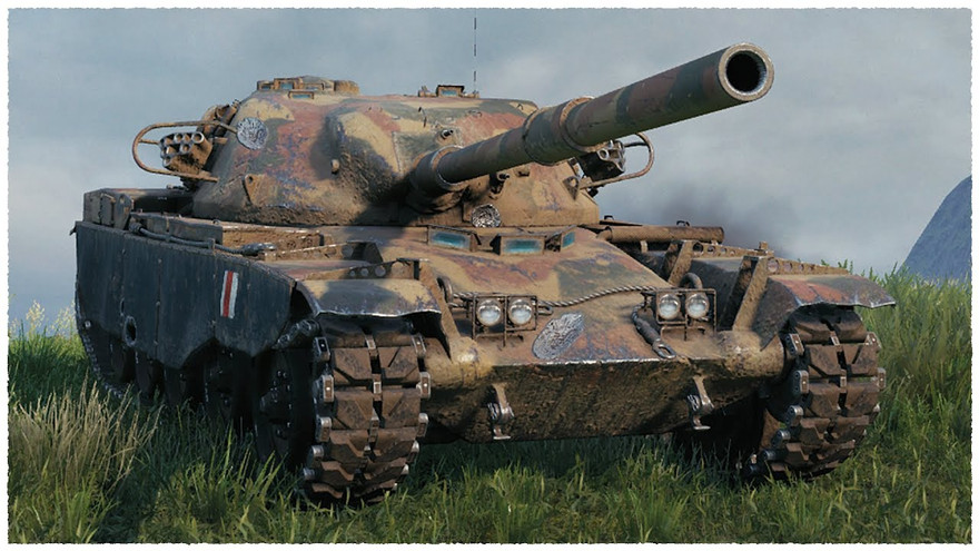 Một xe tăng FV4201 Chieftain của Anh thời Chiến tranh Lạnh