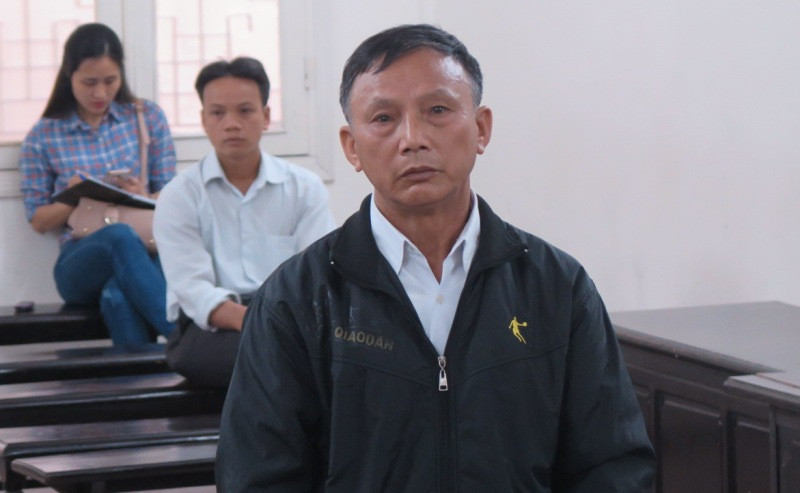 Bị cáo Đặng Văn Trình tại tòa