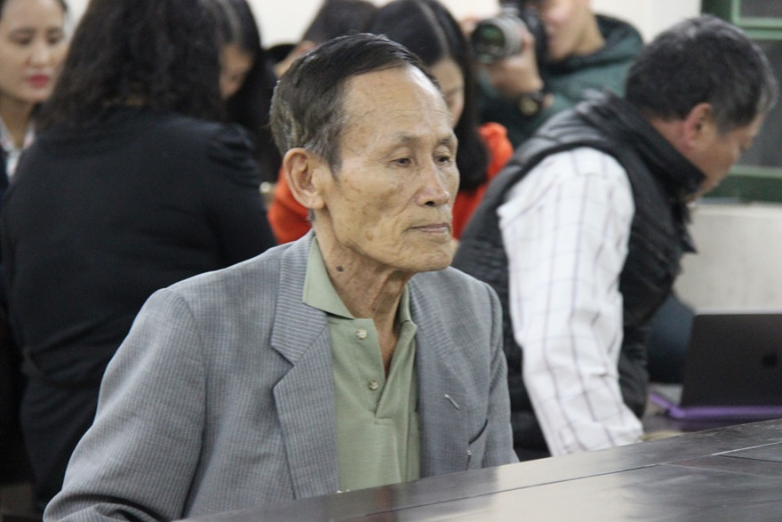 Bị cáo Nguyễn Thế Hiệp tại tòa.