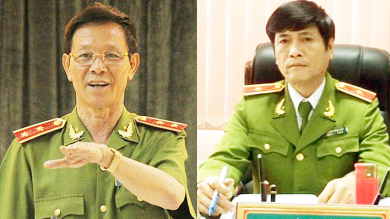 Ông Phan Văn Vĩnh (phải) và ông Nguyễn Thanh Hóa