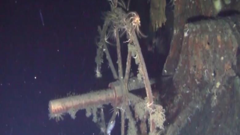 Hình ảnh con tàu đắm do Shinil Group cung cấp