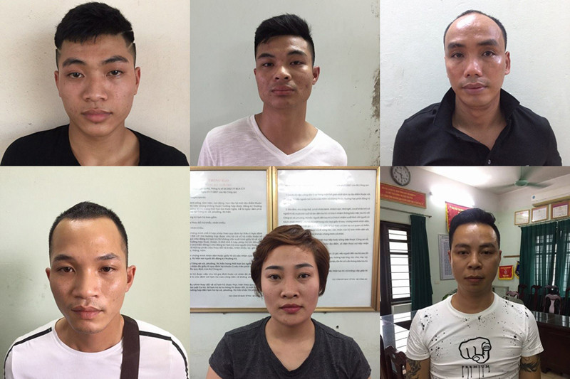 Các đối tượng cưỡng đoạt tài sản bị bắt giữ.