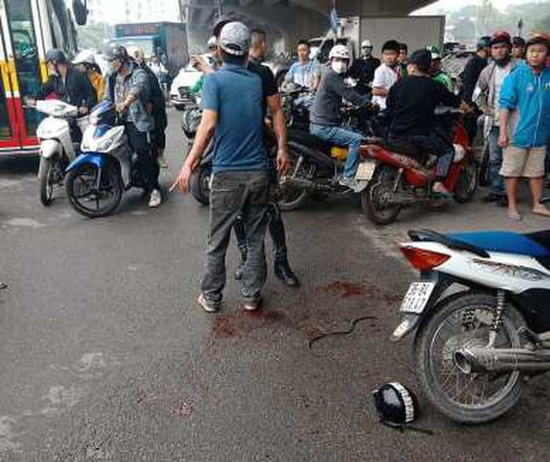 Hiện trường vụ việc.