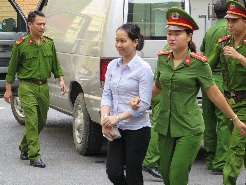 Bị cáo Nguyễn Minh Thu - nguyên TGĐ OceanBank.