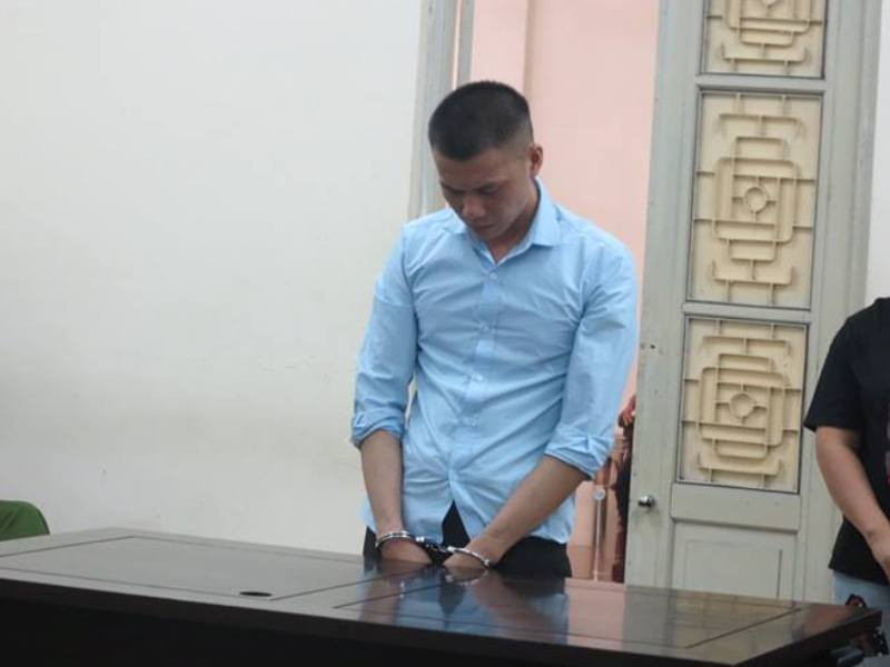 Trịnh Ngọc Khoa tại tòa án Hà Nội.