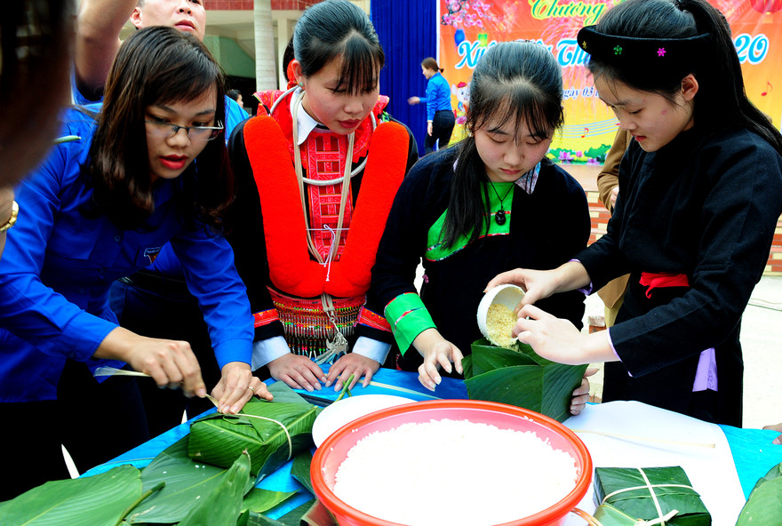 Ấm áp chợ xuân 0 đồng