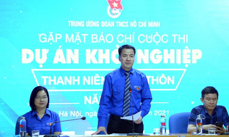 Anh Ngô Văn Cương phát biểu tại chương trình. Ảnh: Dương Triều