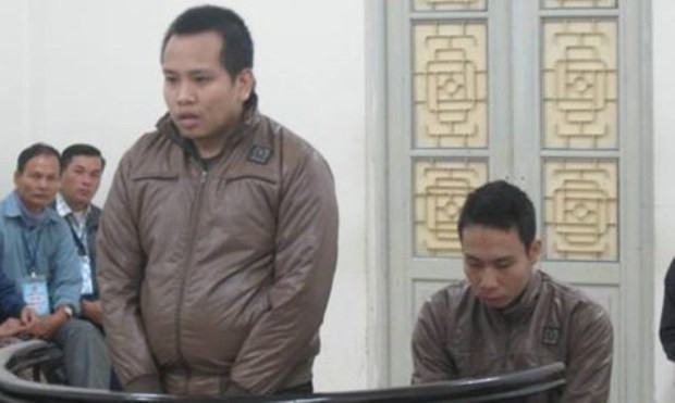 Các bị cáo tại tòa